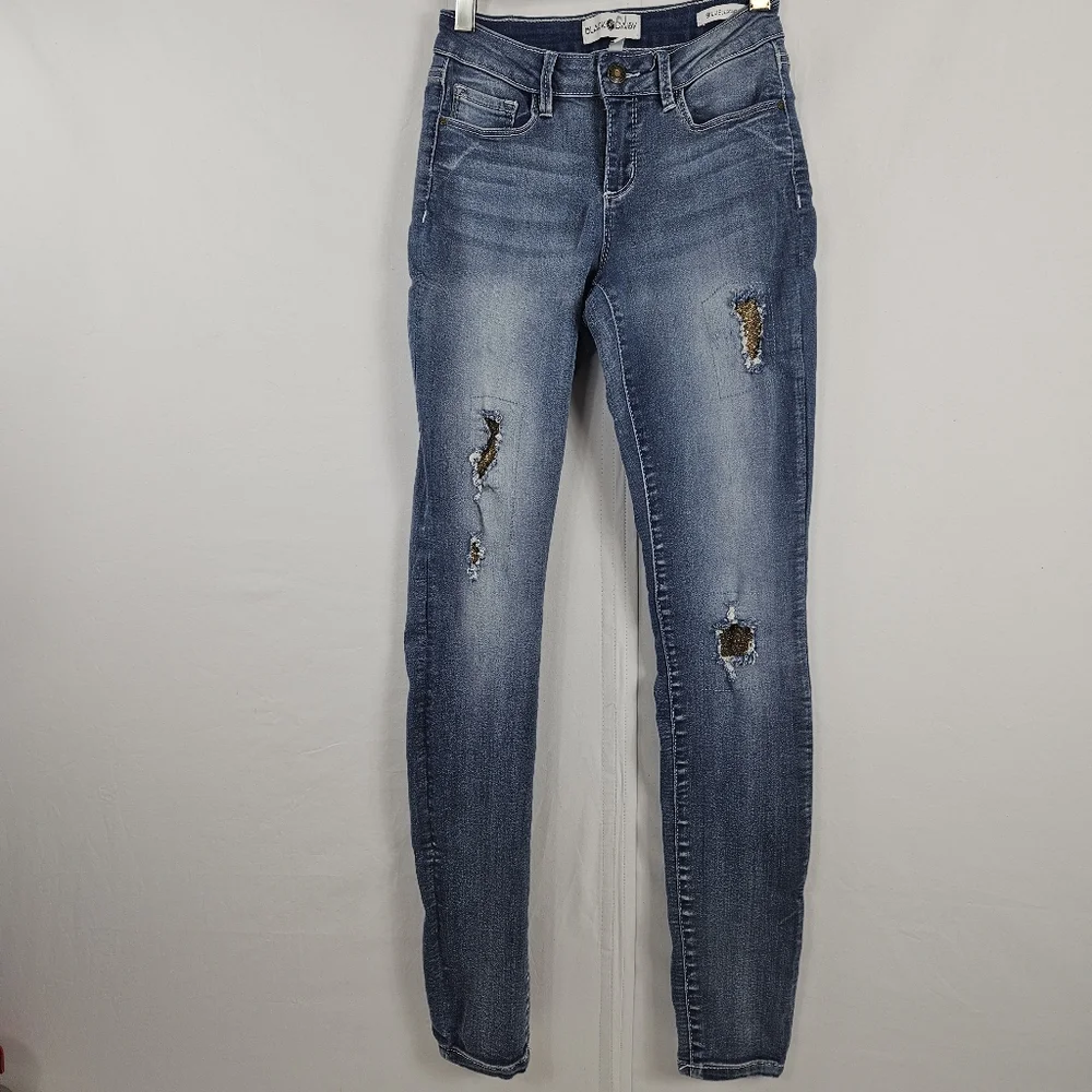 Black Daisy Billie factory distressed jeggings size 1 / 25